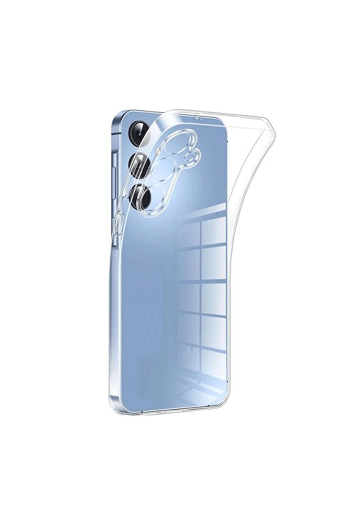 Samsung Galaxy A56 Uyumlu Kılıf Lüx Şeffaf Silikon