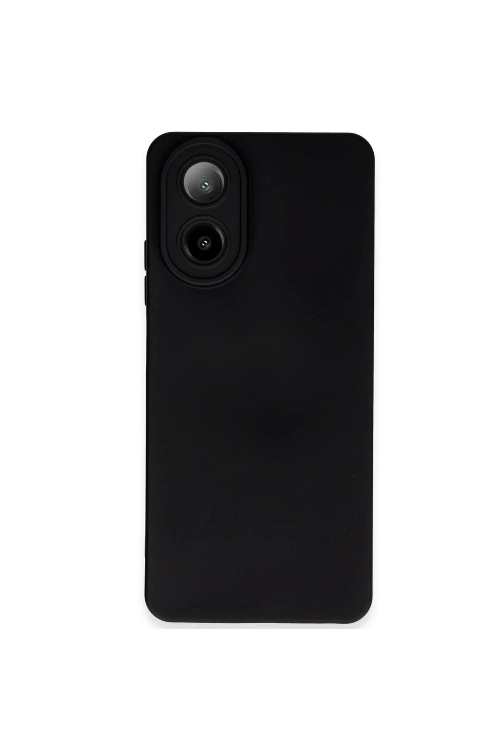 Oppo A38 Uyumlu Kılıf Nano içi Kadife Silikon - Siyah