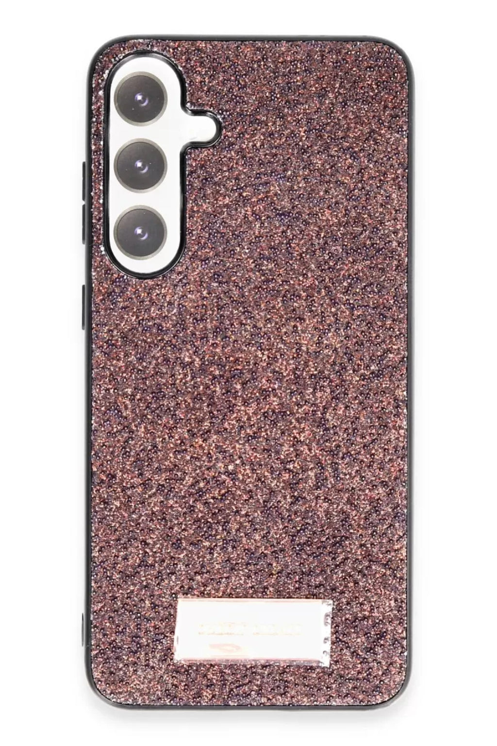 Onegif Samsung Galaxy A25 5G Uyumlu Bright Simli Kapak - Derin Mor