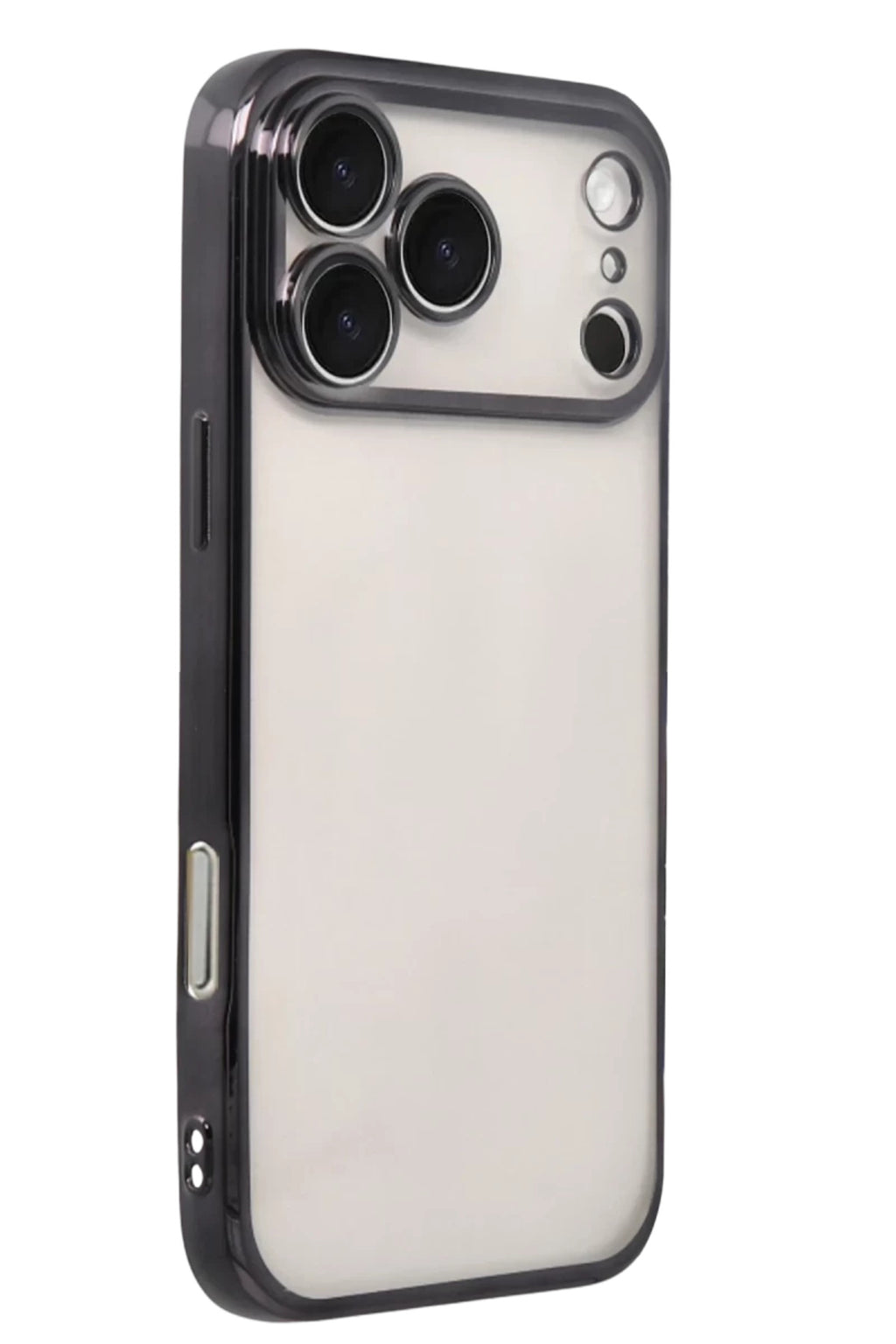 Apple iPhone 17 Pro Max Uyumlu Lensli Silikon - Siyah