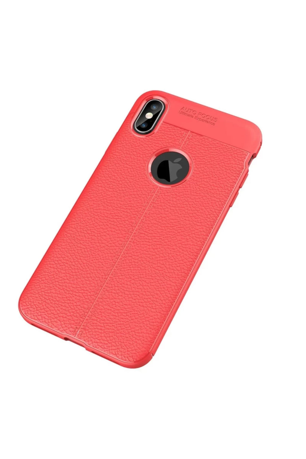 Apple iPhone XS Max Uyumlu Kılıf Auto Focus Kapak - Kırmızı