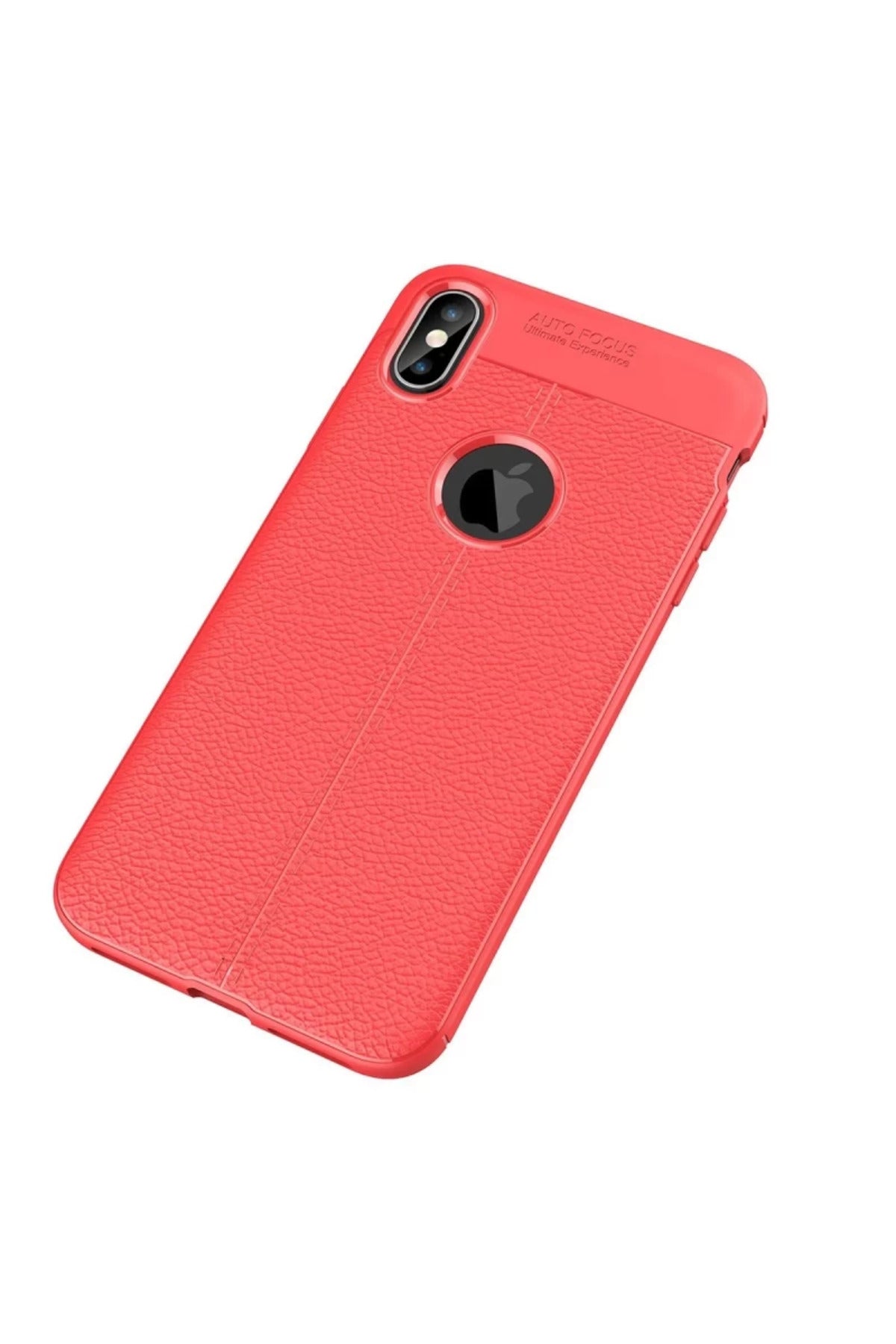 Apple iPhone XS Max Uyumlu Kılıf Auto Focus Kapak - Kırmızı