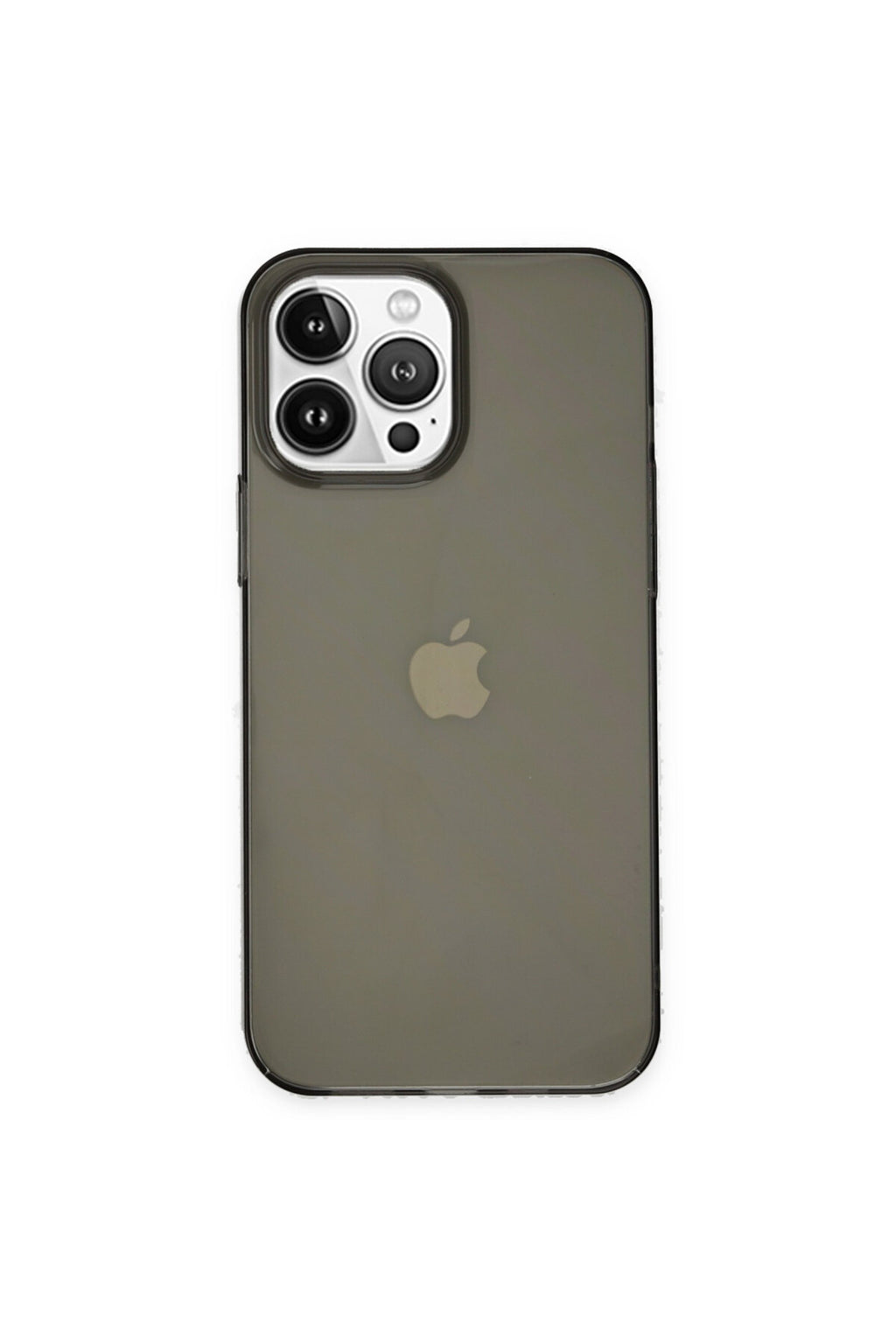 Apple iPhone 14 Pro Uyumlu Kılıf Pc Sert Şeffaf Kapak - Siyah