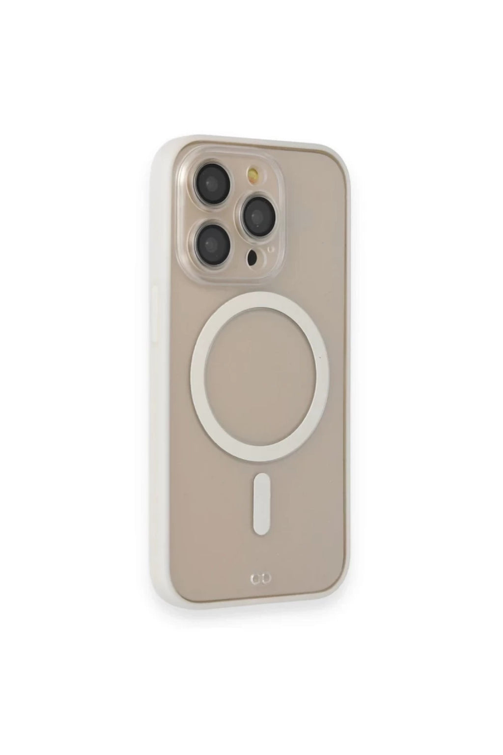 Apple iPhone 14 Pro Uyumlu Kılıf Grand Magneticsafe Kapak - Beyaz