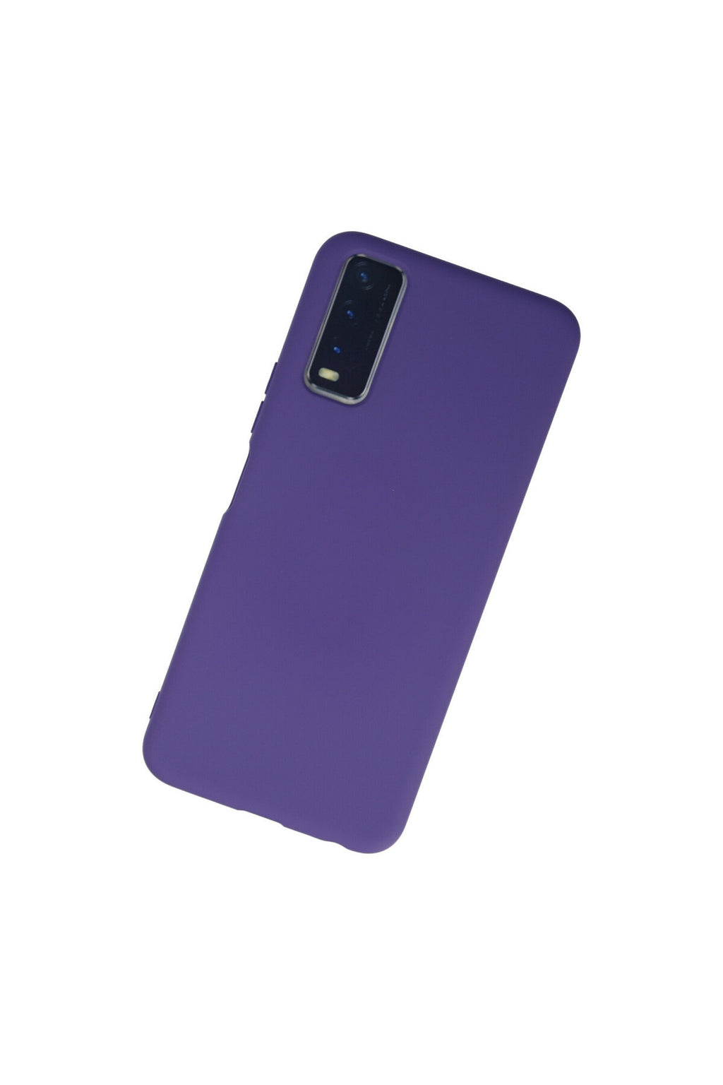 Vivo Y11S Uyumlu Kılıf Nano içi Kadife Silikon - Mor