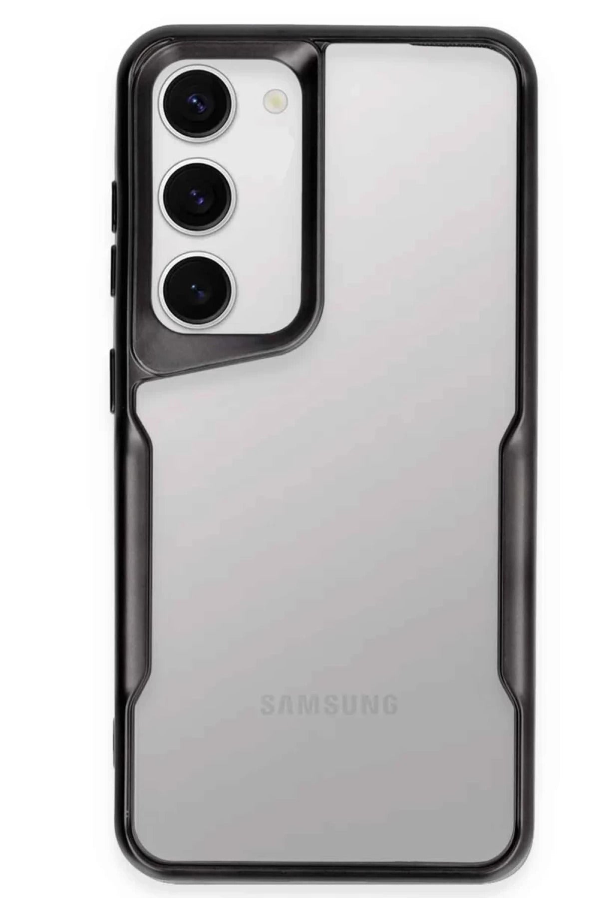 Samsung Galaxy S23 Uyumlu Kılıf Boyi Silikon Kapak - Siyah