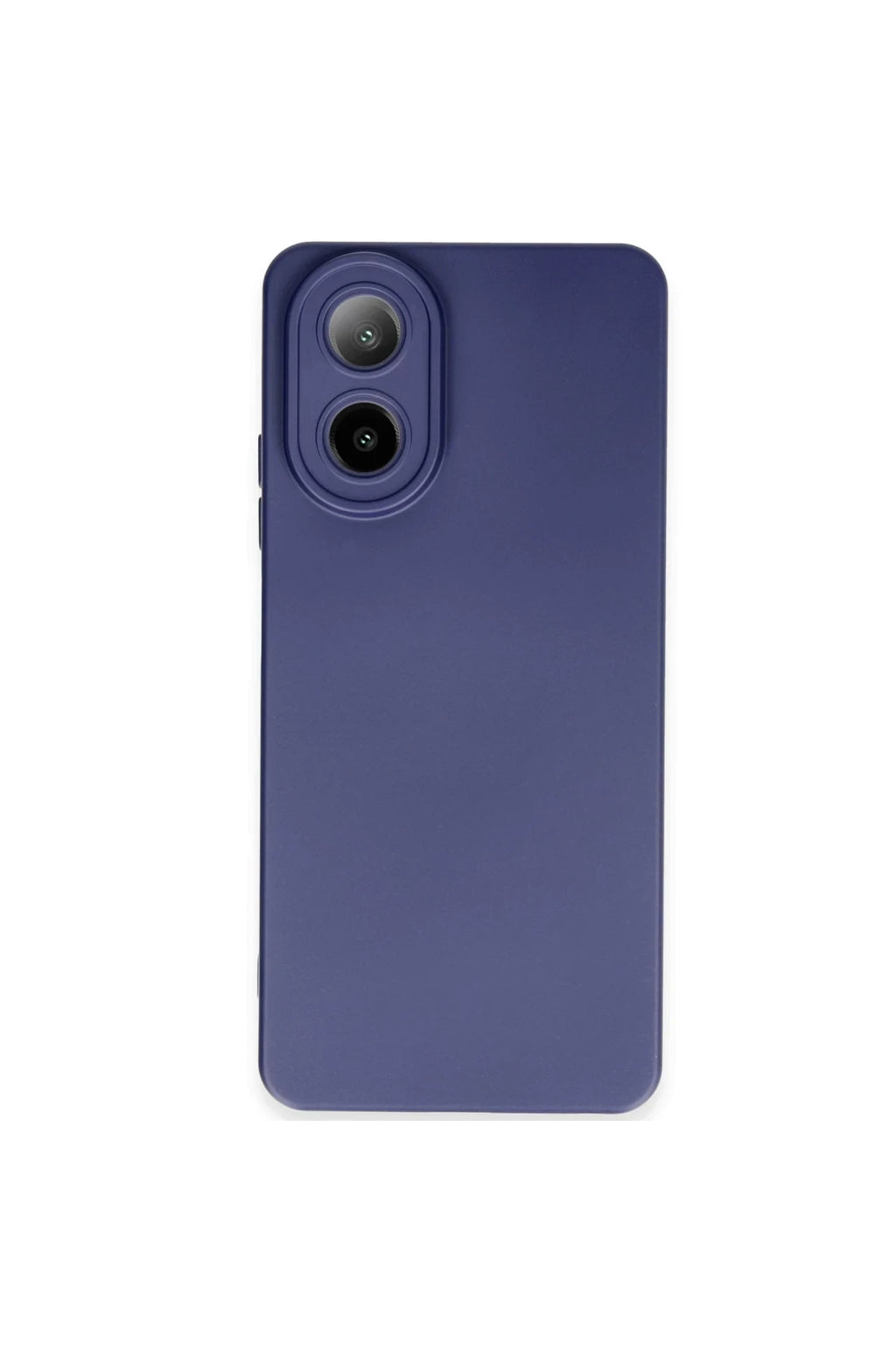 Oppo A38 Uyumlu Kılıf Nano içi Kadife Silikon - Lacivert