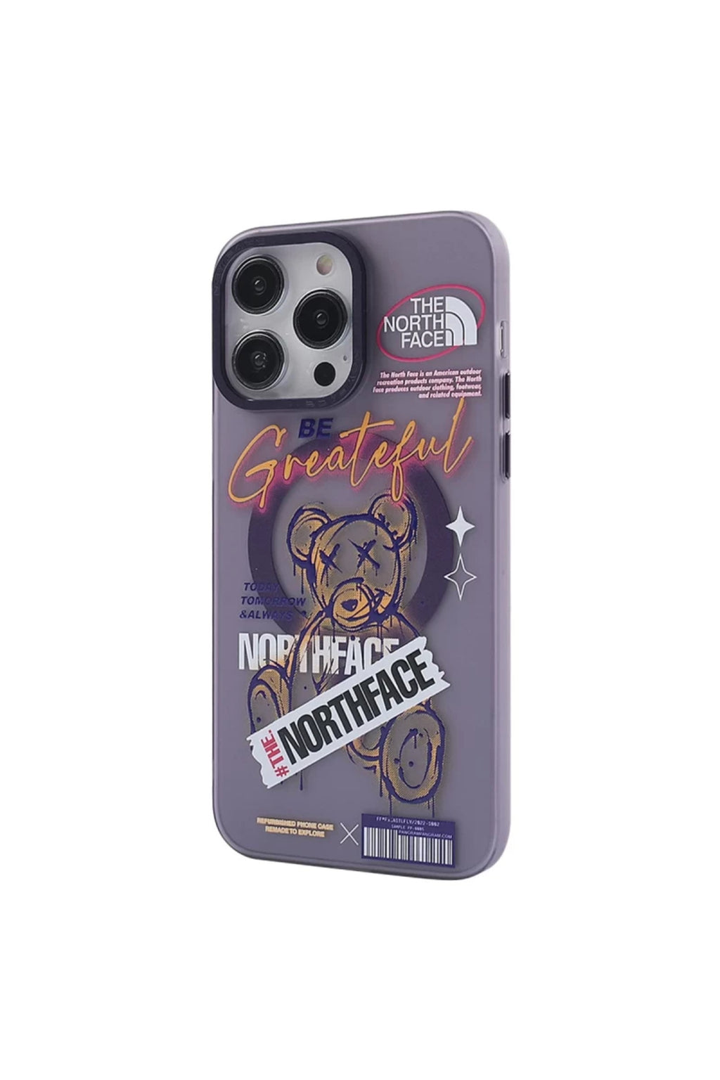 Apple iPhone 14 Pro Uyumlu Kılıf Apollo Magneticsafe Desenli Kapak - Apollo Mor - 2