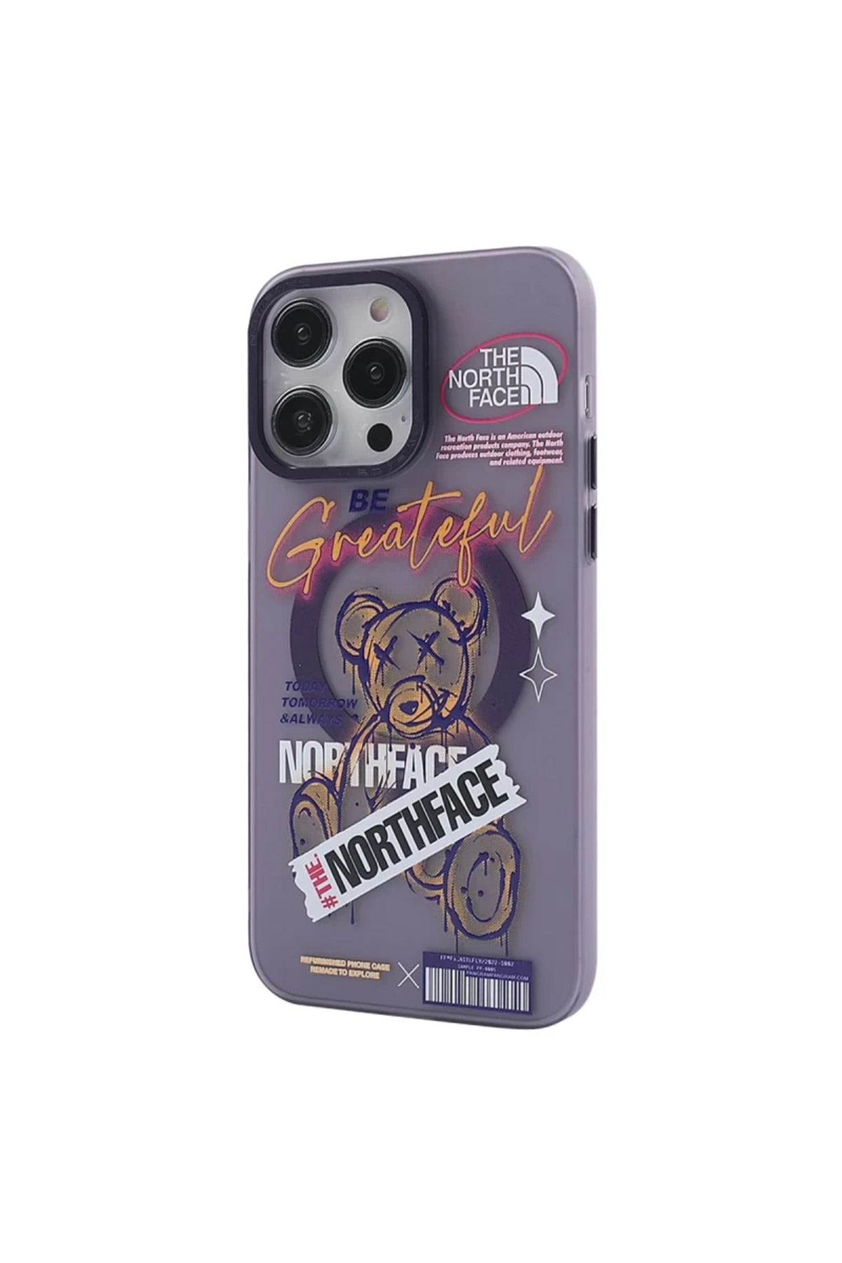 Apple iPhone 14 Pro Uyumlu Kılıf Apollo Magneticsafe Desenli Kapak - Apollo Mor - 2