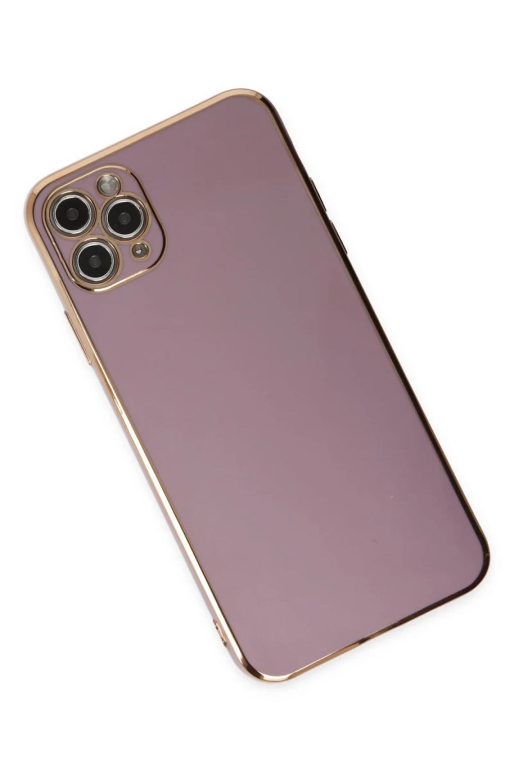 Apple iPhone 11 Pro Max Uyumlu Kılıf Volet Silikon - Mor