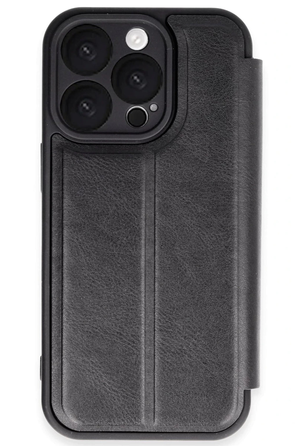 Apple iPhone 16 Pro Max Uyumlu Kılıf Flip Cover - Siyah
