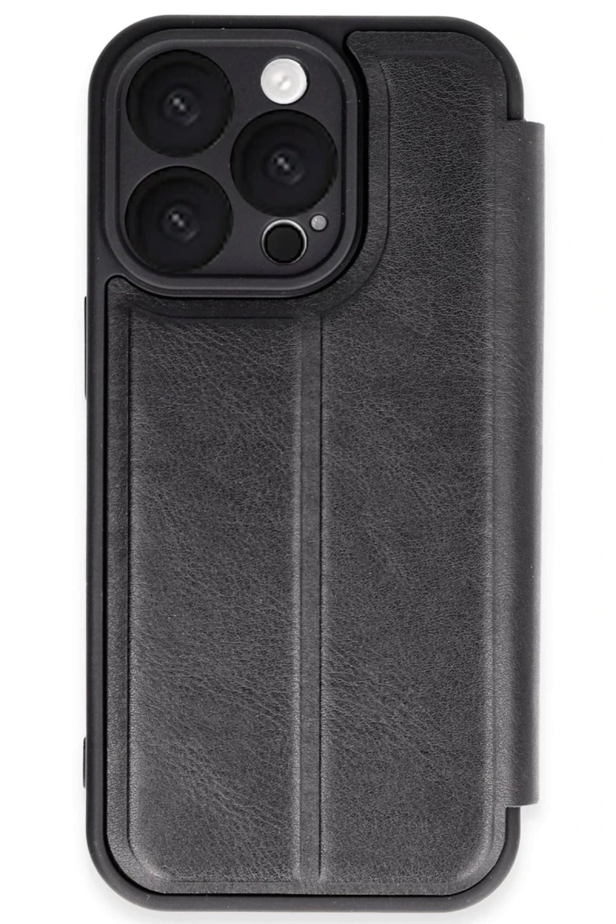 Apple iPhone 16 Pro Max Uyumlu Kılıf Flip Cover - Siyah