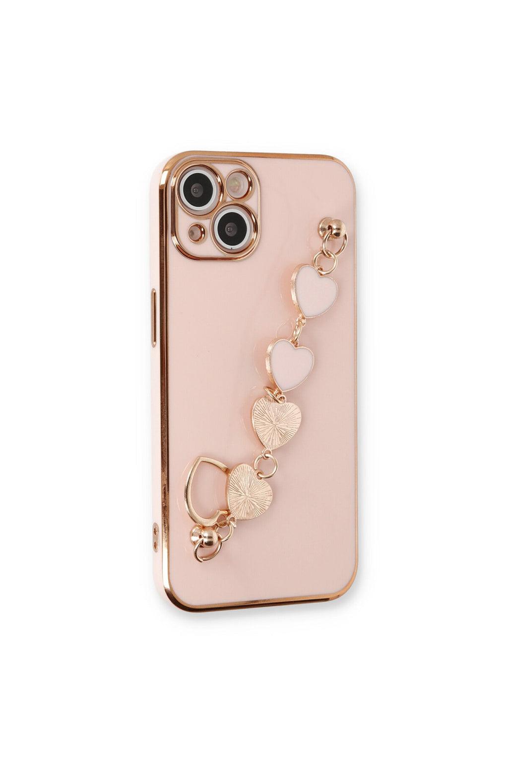 Apple iPhone 14 Uyumlu Kılıf Esila Silikon - Pudra