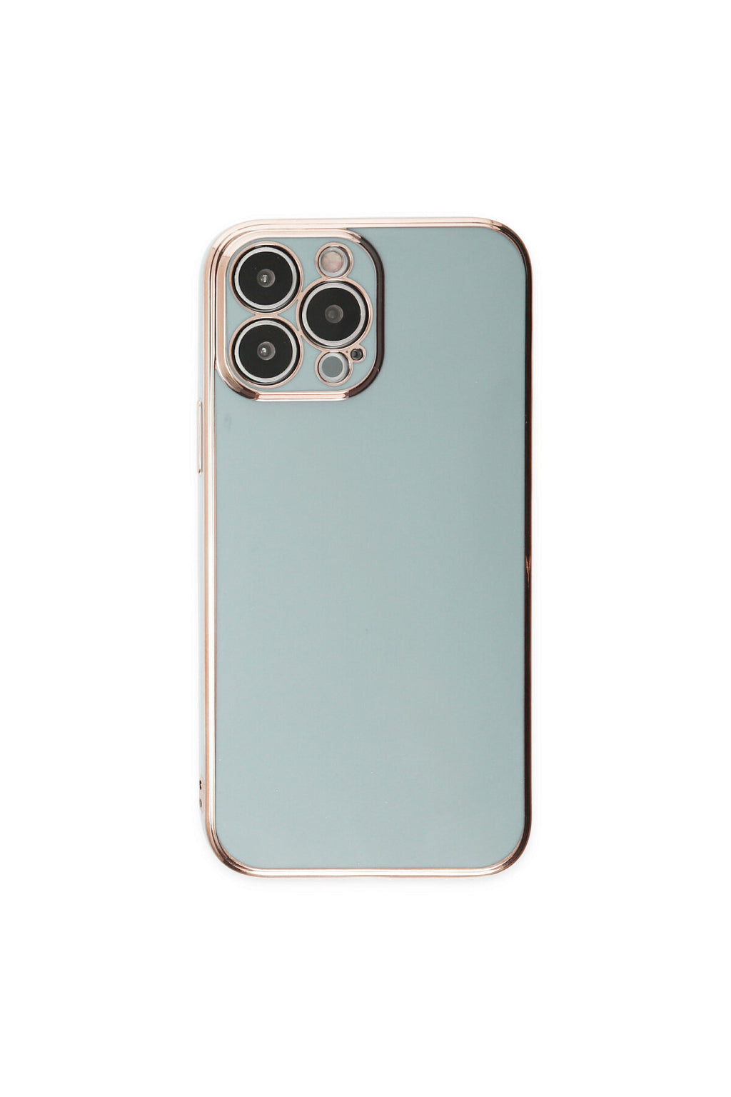 Apple iPhone 15 Pro Max Uyumlu Kılıf Volet Silikon - Açık Yeşil