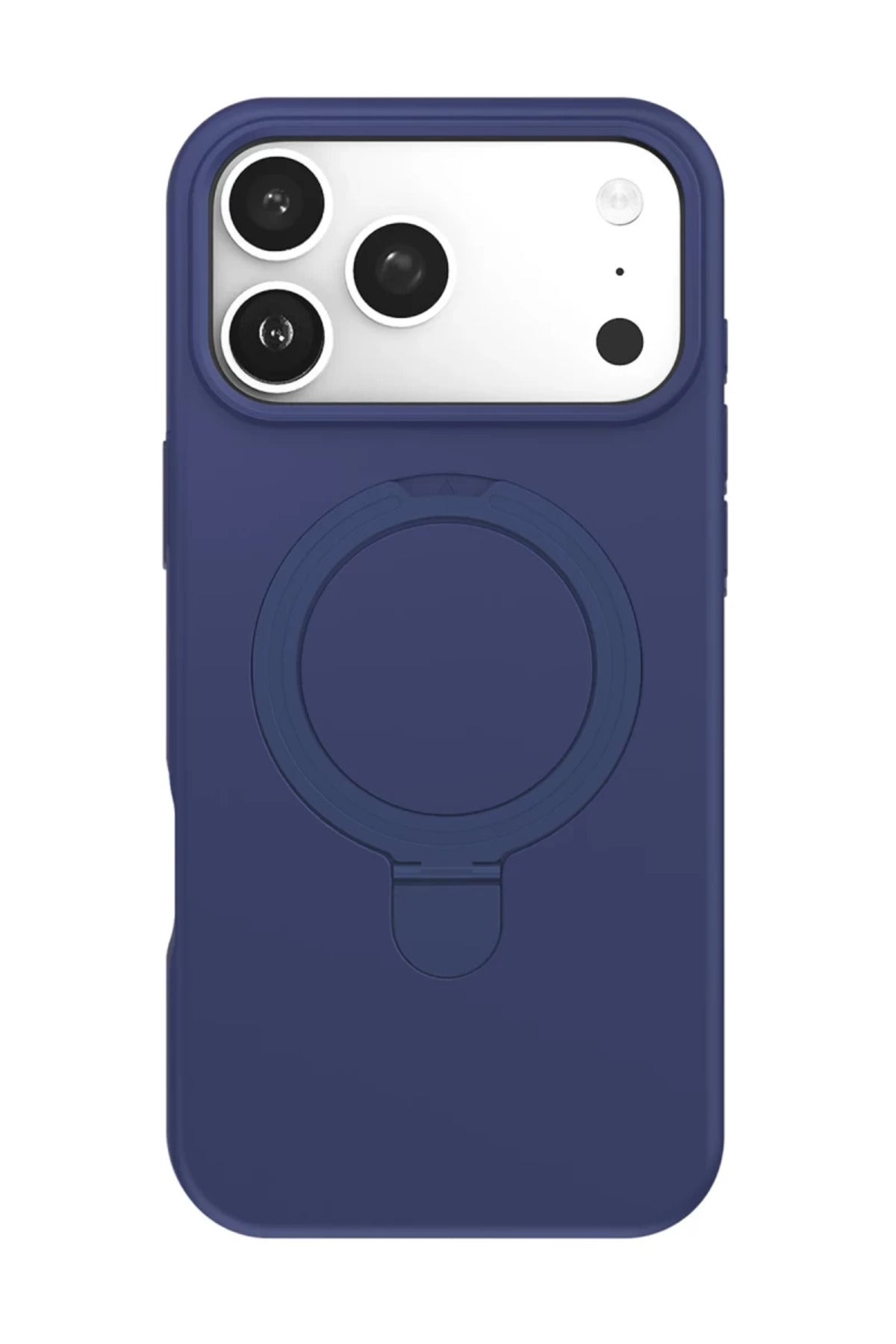 Apple iPhone 17 Pro Uyumlu Regal Magsafe Standlı Kapak - Lacivert