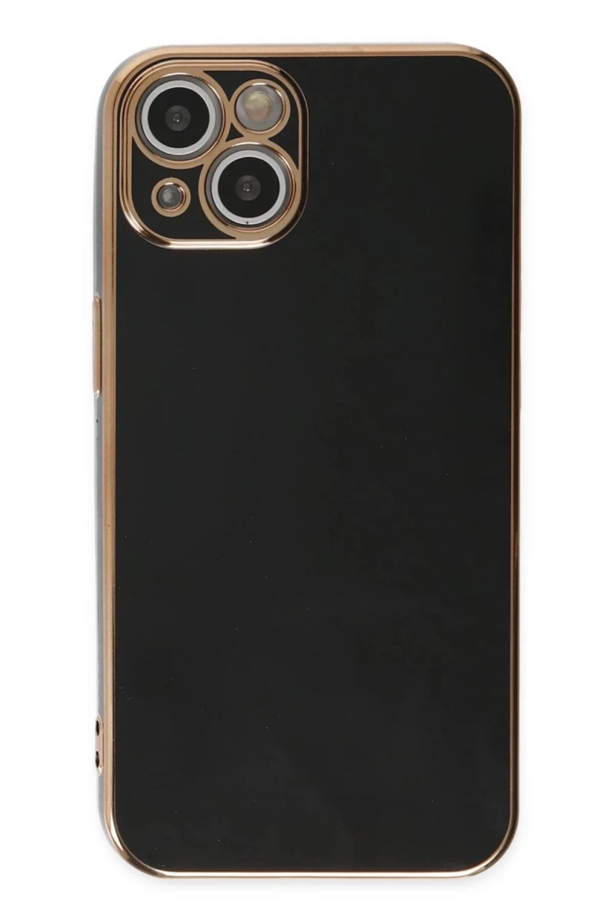 Apple iPhone 14 Uyumlu Kılıf Volet Silikon - Siyah