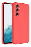 Samsung Galaxy A16 5G Uyumlu Kılıf First Silikon - Kırmızı