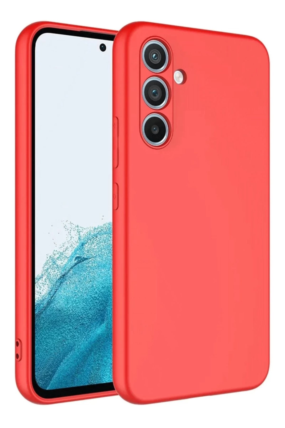 Samsung Galaxy A16 5G Uyumlu Kılıf First Silikon - Kırmızı