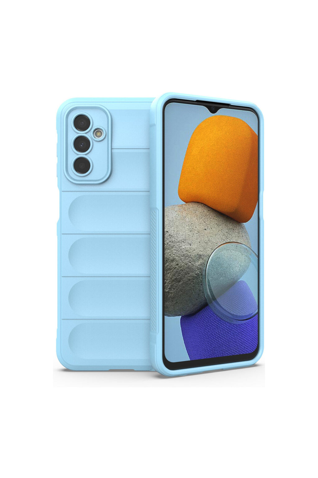 Samsung Galaxy M23 Uyumlu Kılıf Optimum Silikon - Sky Blue