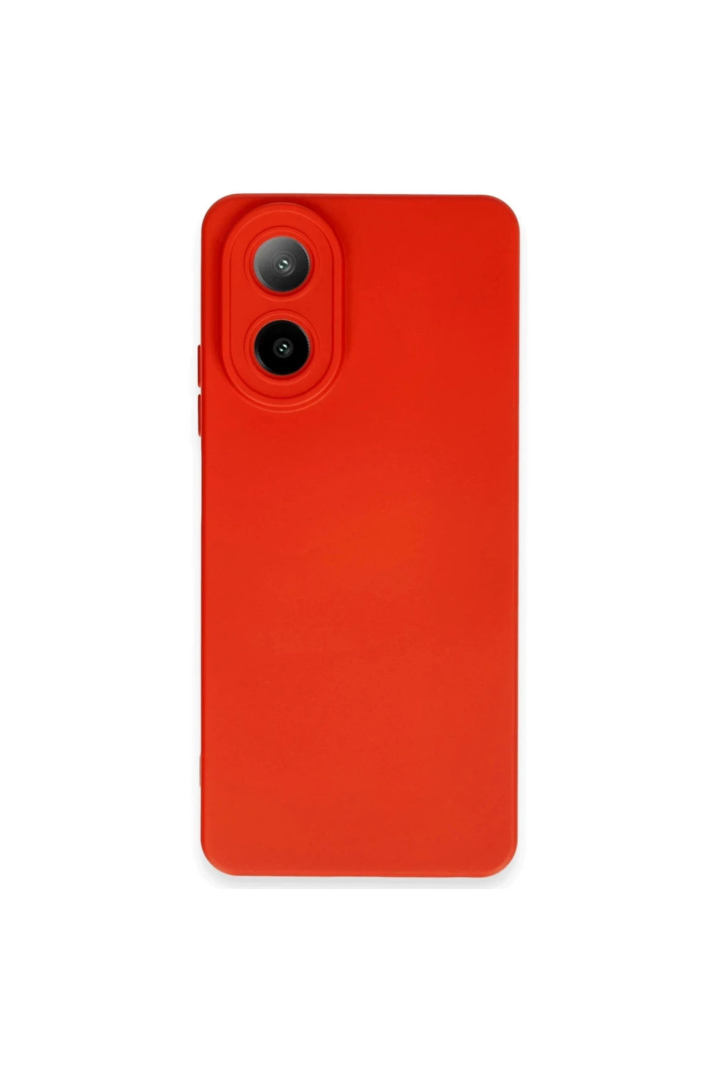 Oppo A38 Uyumlu Kılıf Nano içi Kadife Silikon - Kırmızı