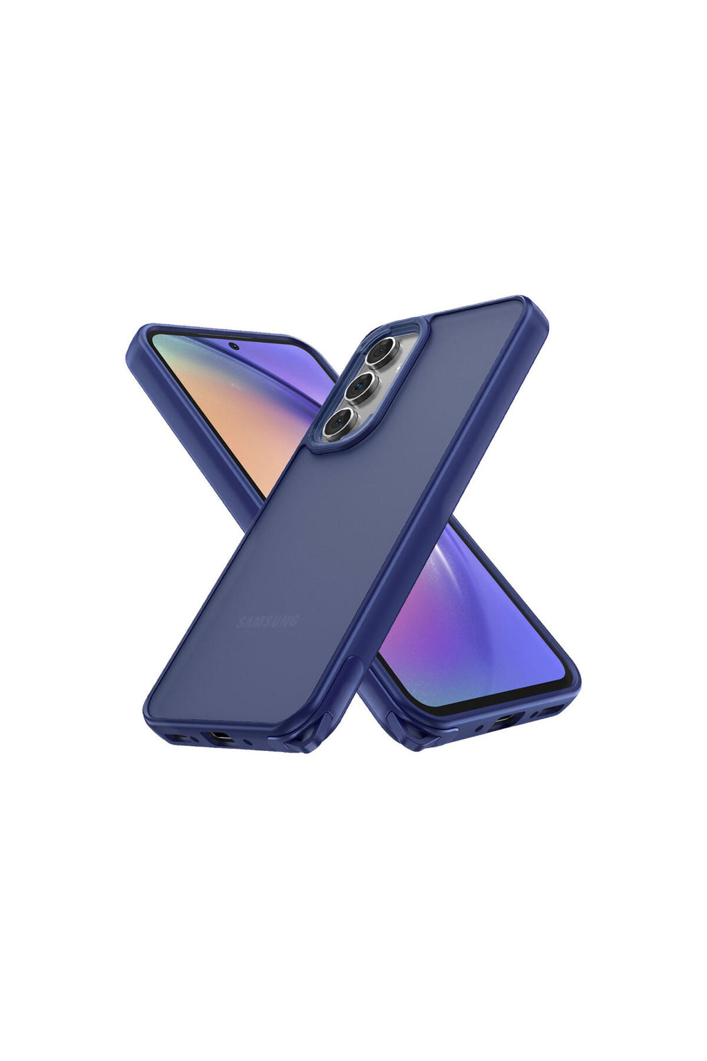 Samsung Galaxy A05S Uyumlu Kılıf Elegant Kapak - Lacivert