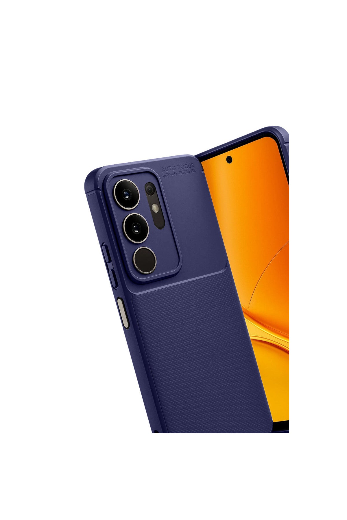 Vivo Y29 4G Uyumlu Auto Focus Karbon Kapak - Lacivert