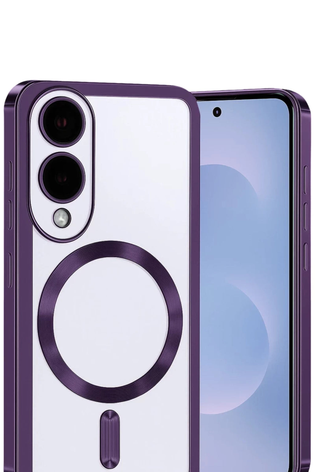 Samsung Galaxy S25 Uyumlu Edge Kross Magneticsafe Kapak - Mor