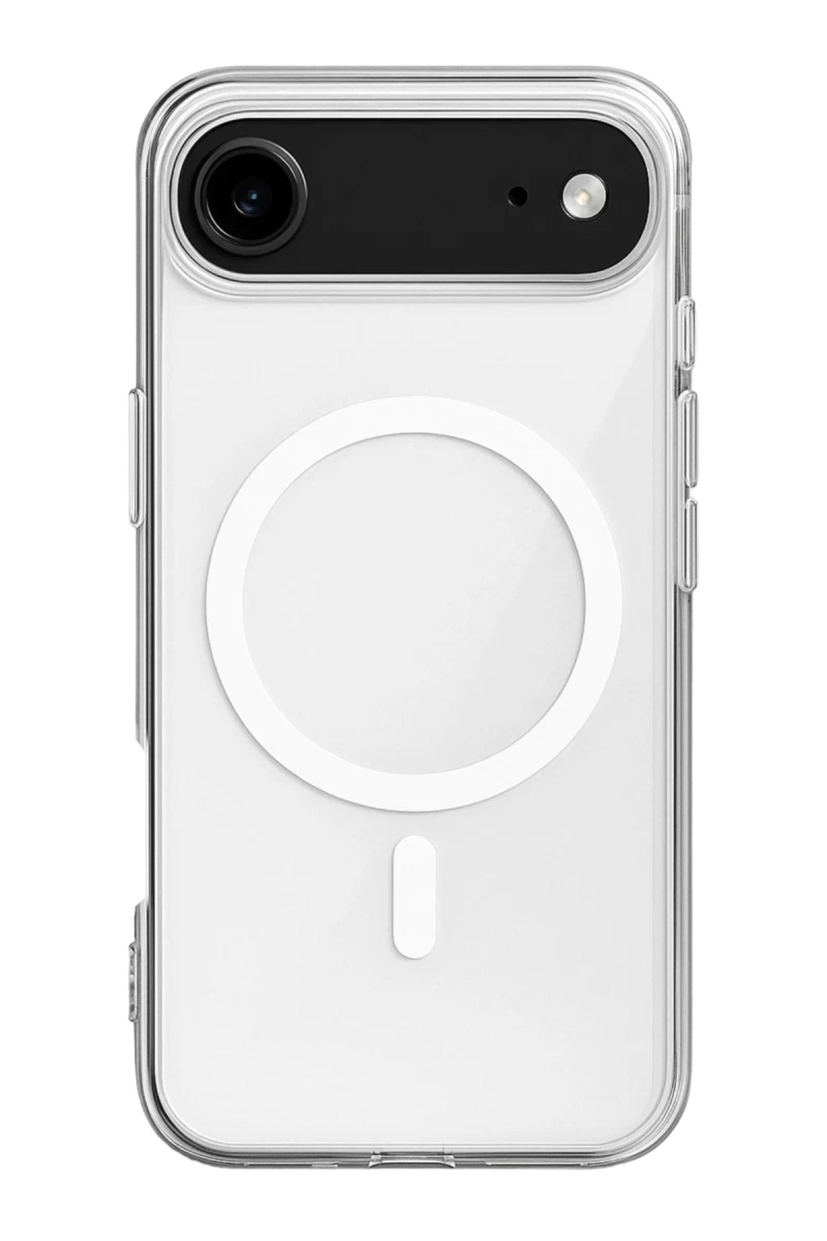 Apple iPhone 17 Air Uyumlu Kılıf Magneticsafe Şeffaf Silikon - Şeffaf