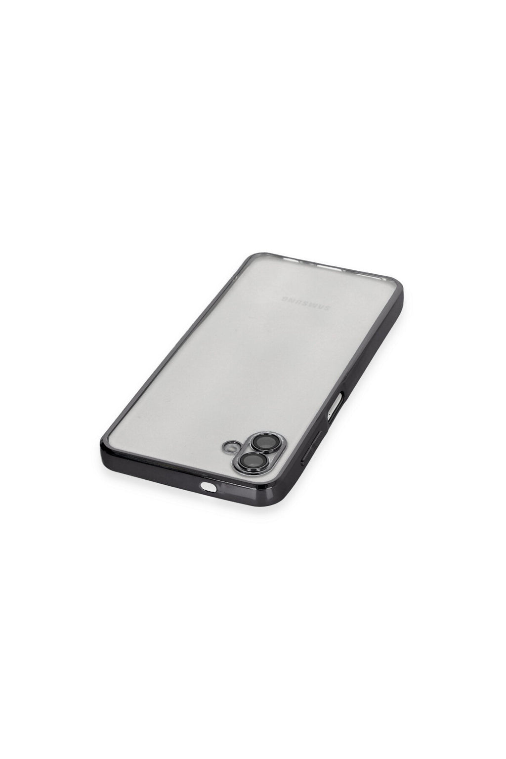 Samsung Galaxy A04 Uyumlu Kılıf Lensli Silikon - Siyah