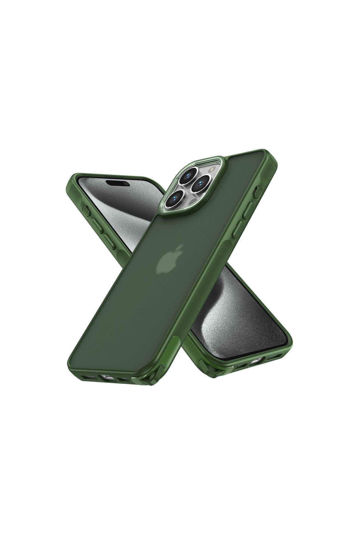 Apple iPhone 14 Pro Max Uyumlu Kılıf Elegant Kapak - Yeşil