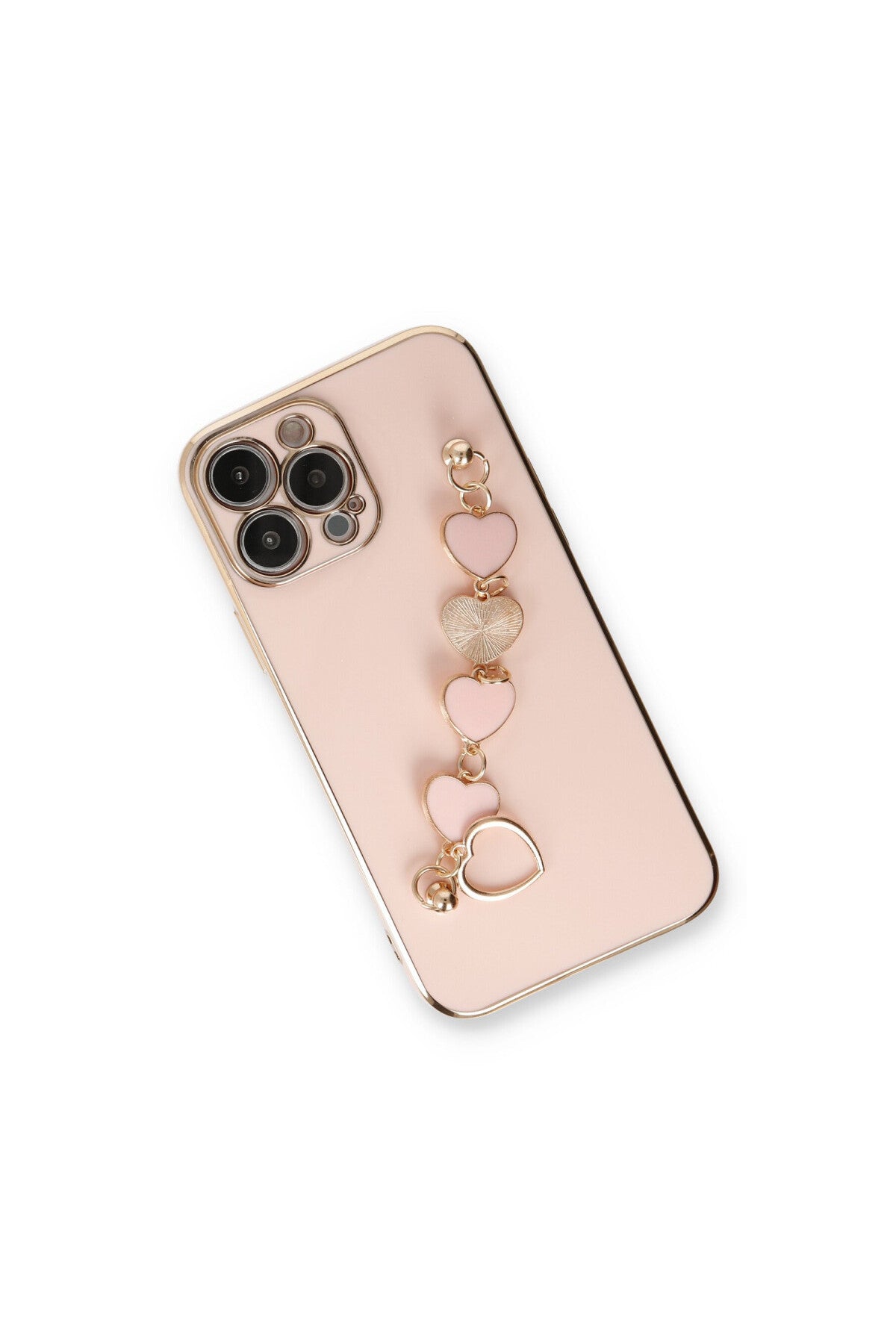 Apple iPhone 14 Pro Uyumlu Kılıf Esila Silikon - Pudra