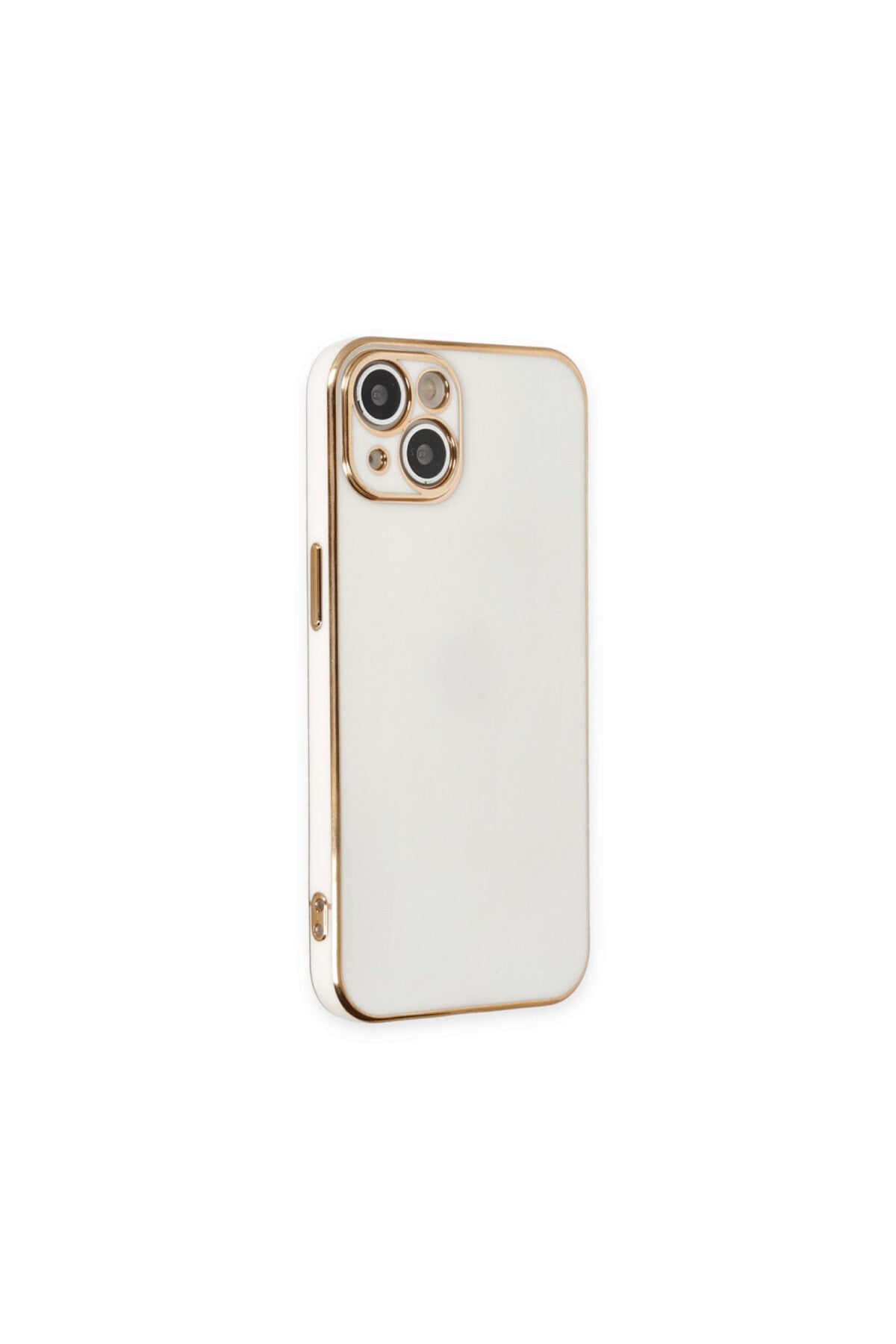 Apple iPhone 15 Uyumlu Kılıf Volet Silikon - Beyaz