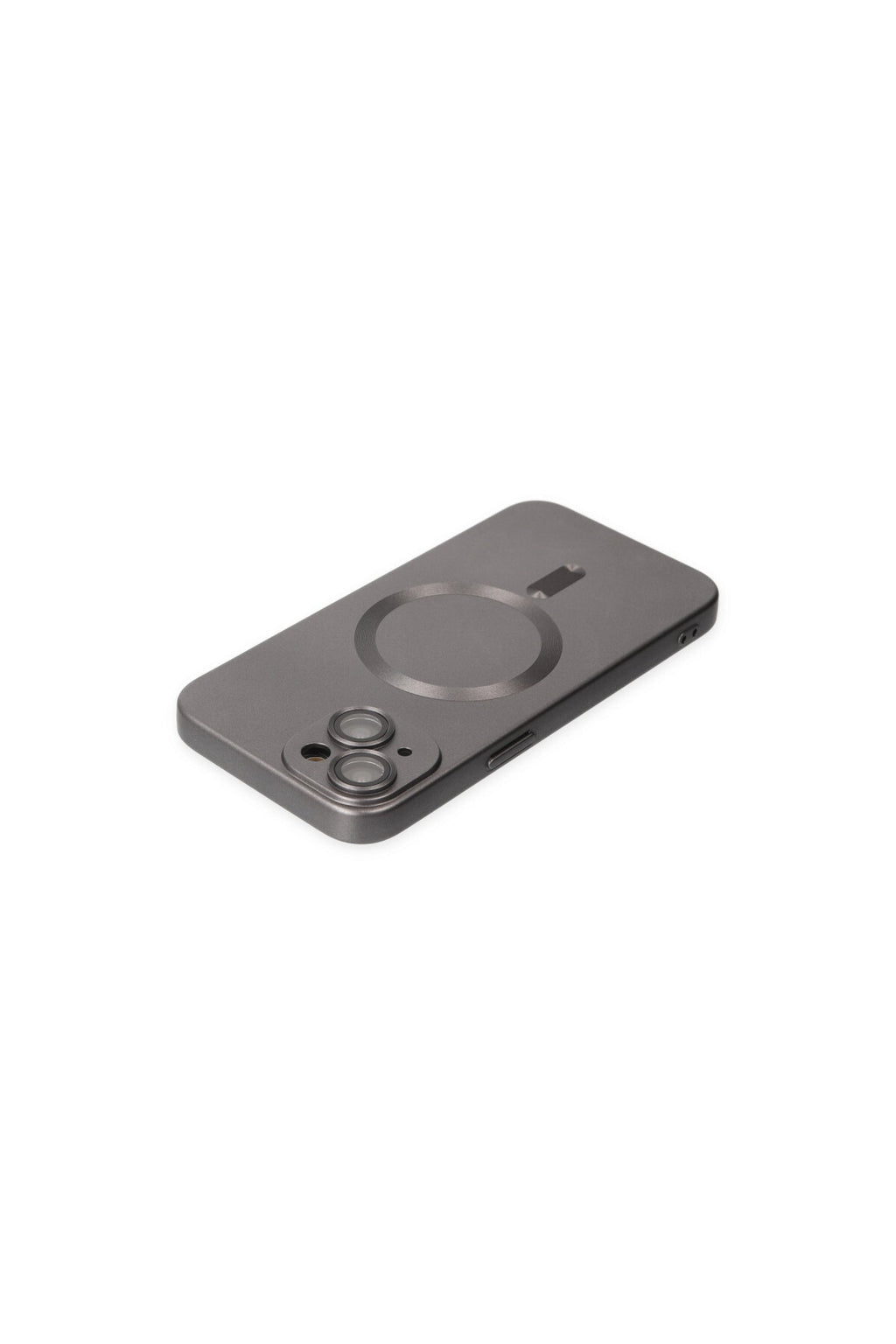Apple iPhone 14 Plus Uyumlu Kılıf Moshi Lens Magneticsafe Silikon - Füme