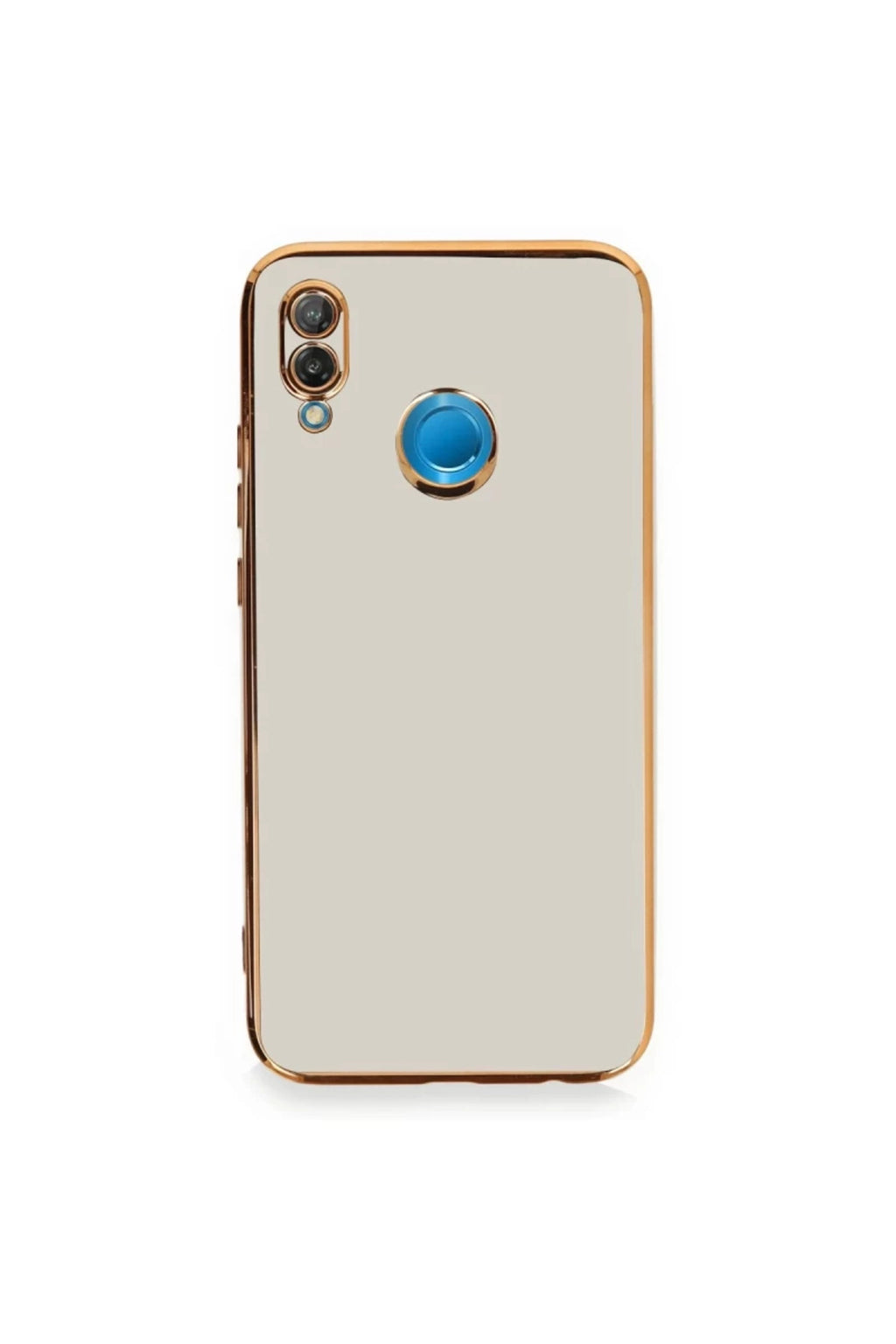 Huawei P20 Lite Uyumlu Kılıf Volet Silikon - Beyaz