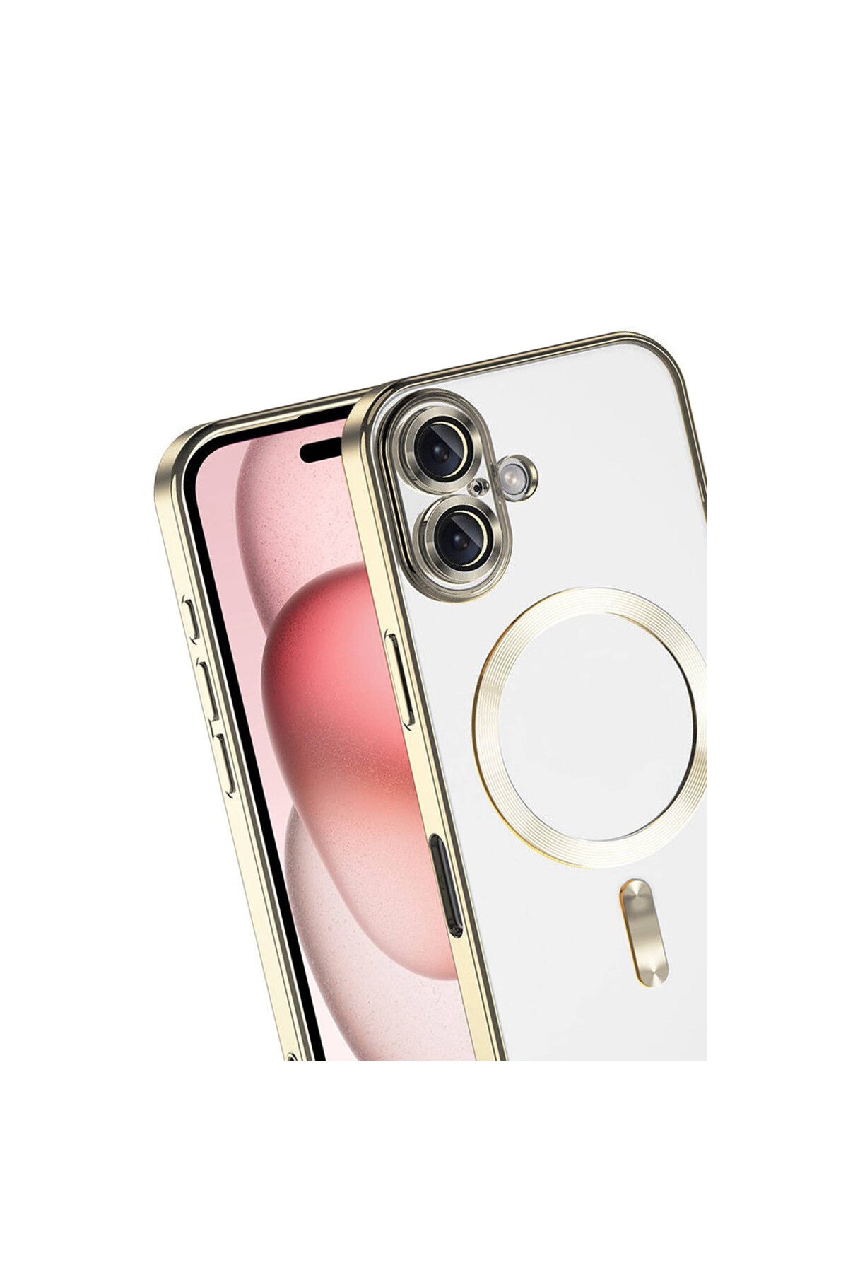 Apple iPhone 17 Uyumlu Kross Magneticsafe Kapak - Gold