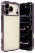 Apple iPhone 17 Pro Uyumlu Lensli Silikon - Mor