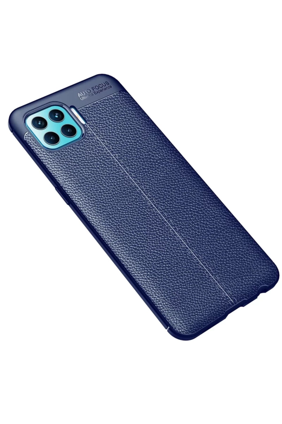 Oppo Reno 4 Lite Uyumlu Kılıf Auto Focus Kapak - Lacivert