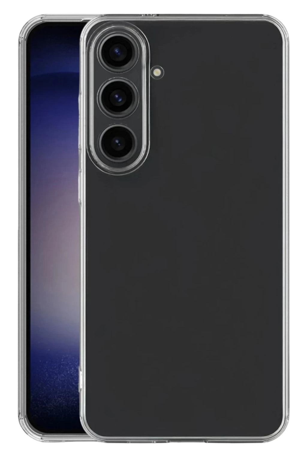 Samsung Galaxy S26 Plus Uyumlu Lüx Şeffaf Silikon - Şeffaf
