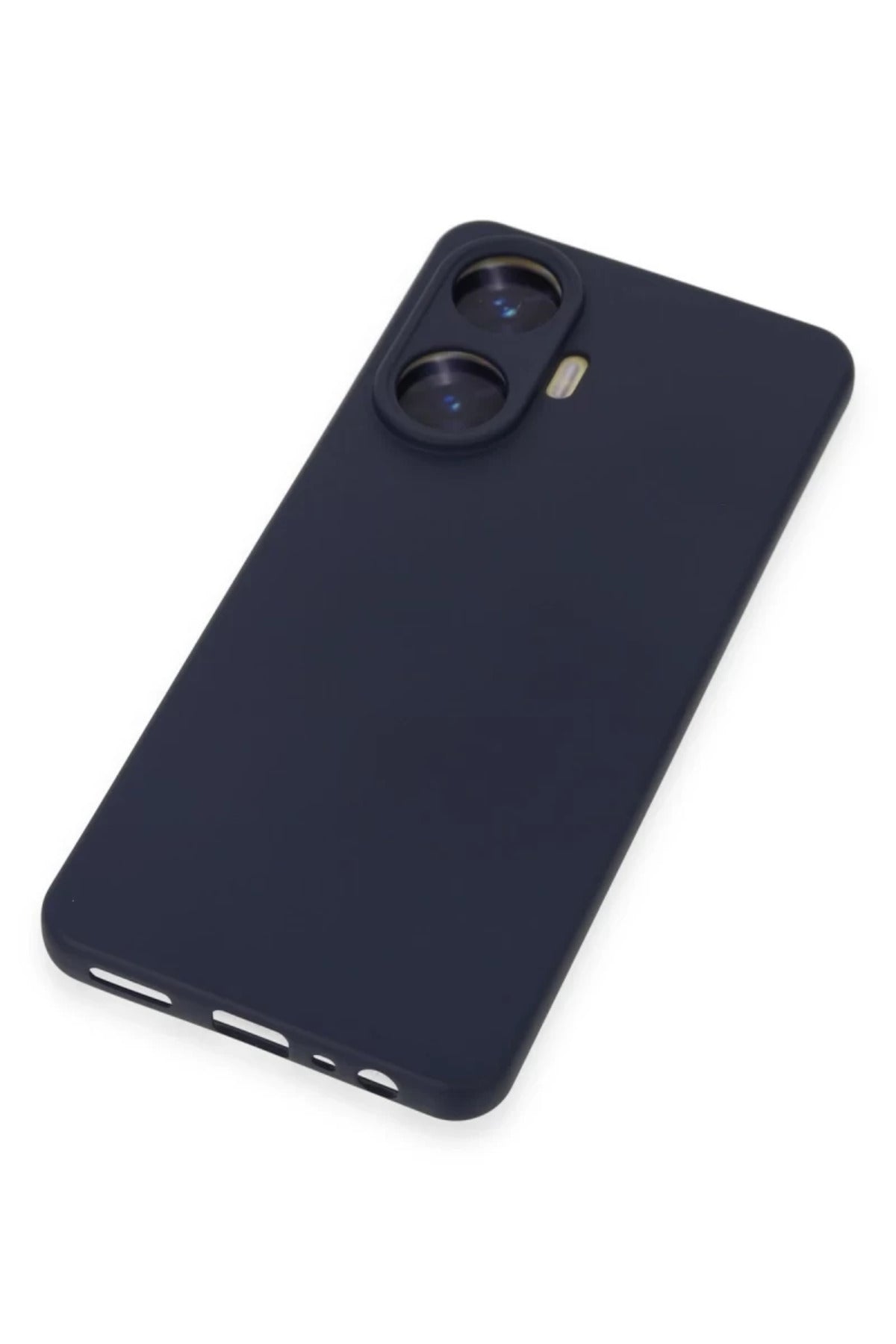Realme C55 Uyumlu Kılıf Nano içi Kadife Silikon - Mor