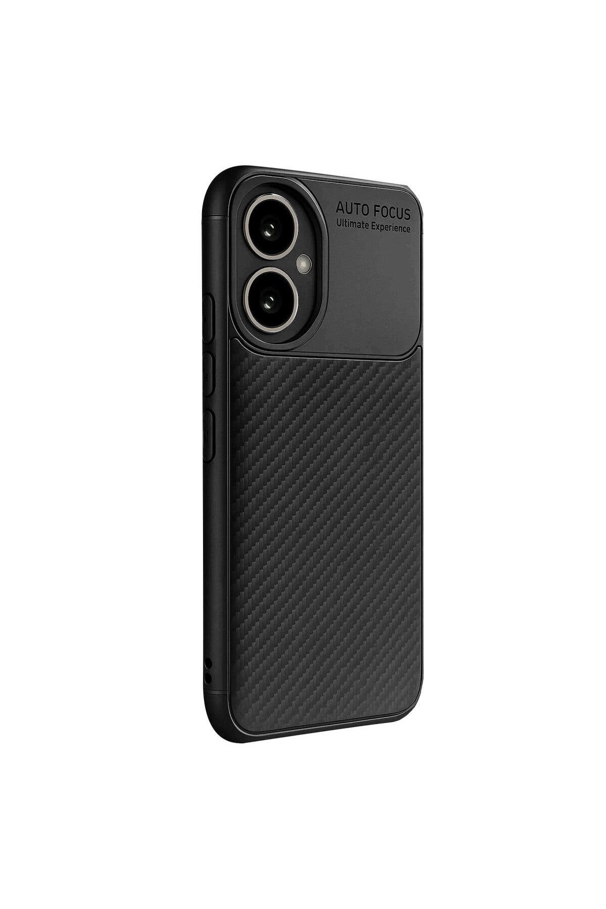 Honor 400 Uyumlu Kılıf Auto Focus Karbon Kapak - Siyah