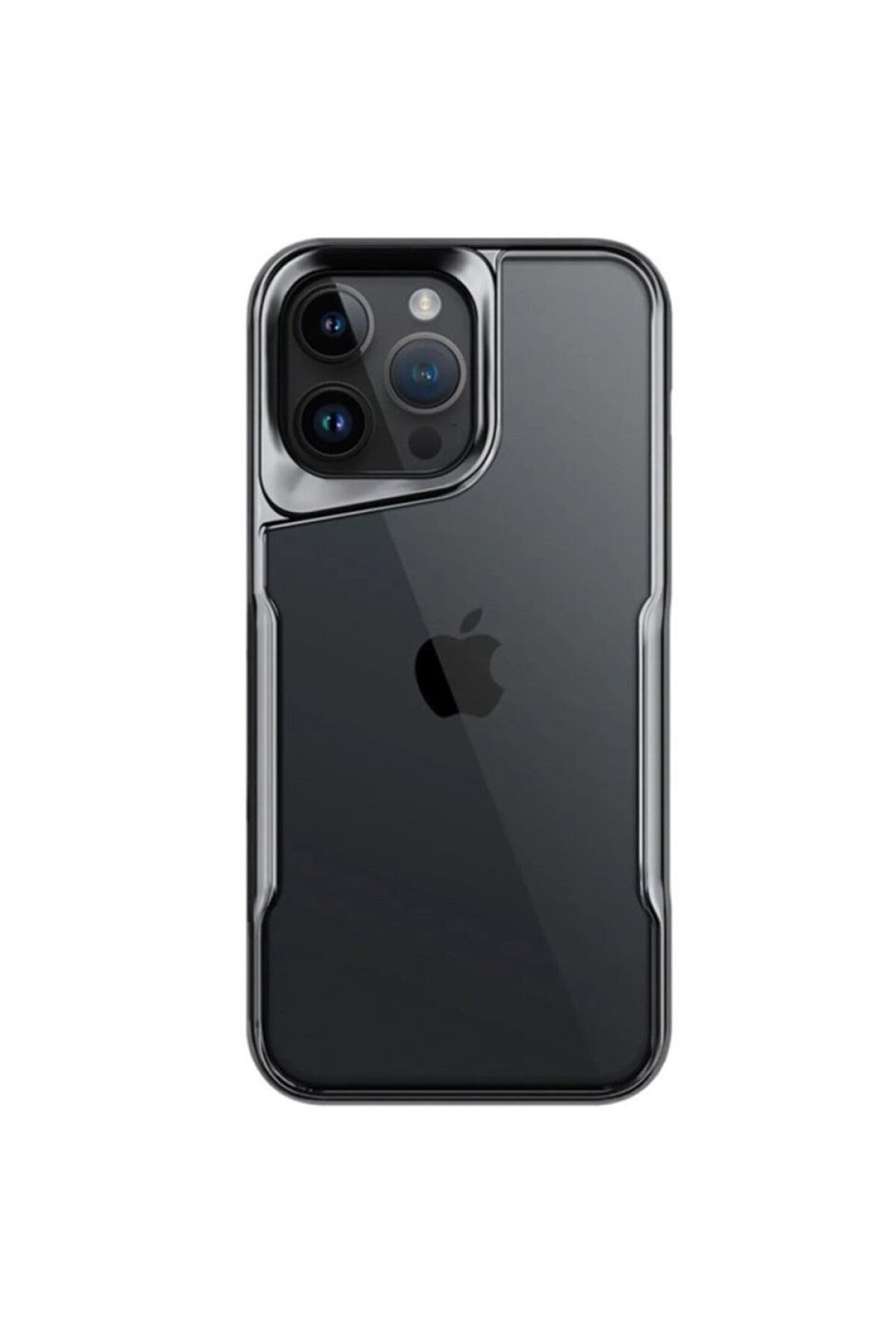 Apple iPhone 15 Pro Max Uyumlu Kılıf Boyi Silikon Kapak - Titan Gri
