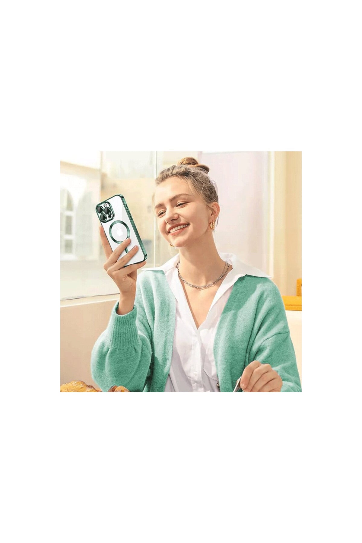 Apple iPhone 14 Pro Max Uyumlu Kılıf Kross Magneticsafe Kapak - Rose