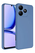 Realme C61 Uyumlu Kılıf First Silikon - Mavi
