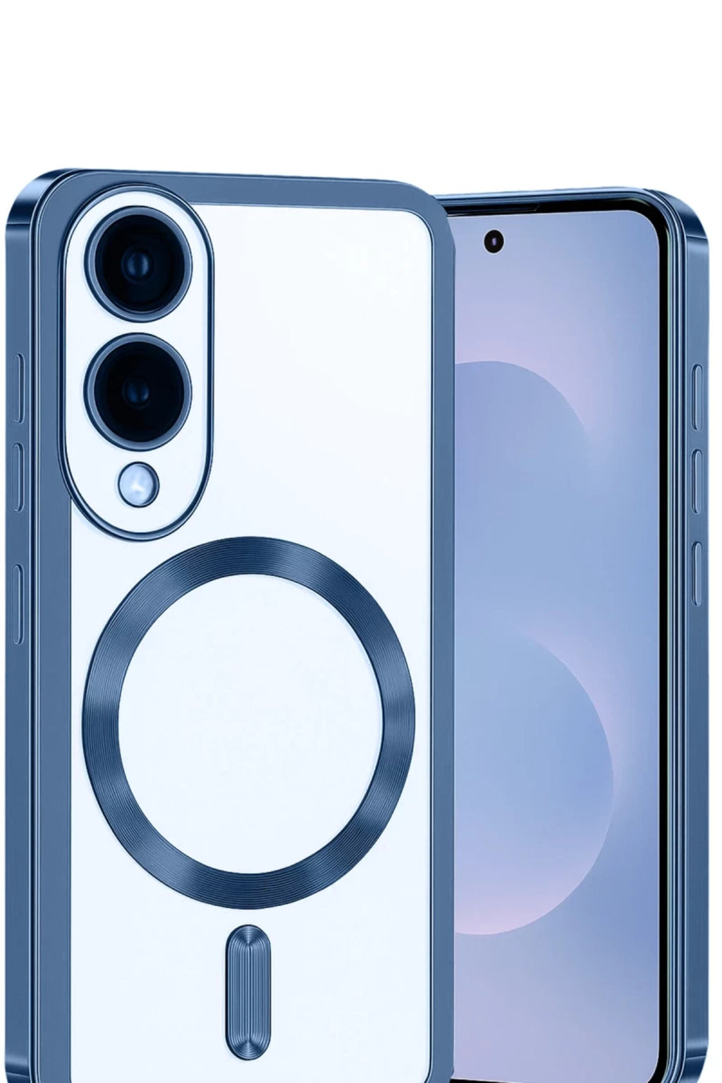 Samsung Galaxy S25 Uyumlu Edge Kross Magneticsafe Kapak - Sierra Blue