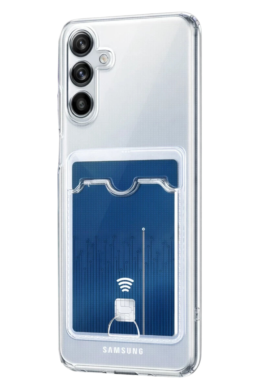 Samsung Galaxy A37 5G Uyumlu Kart Şeffaf Silikon - Şeffaf