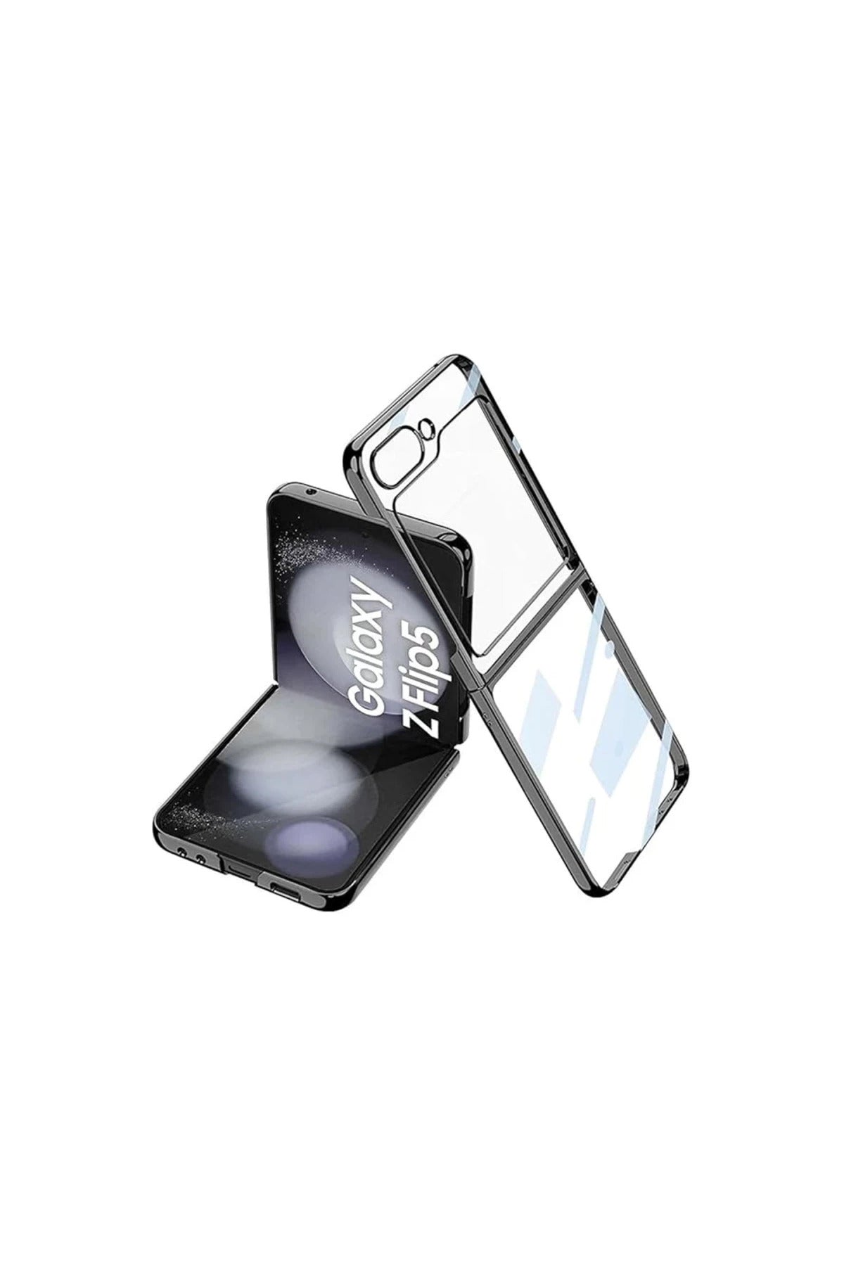 Samsung Galaxy Z Flip 5 Kılıf Fold Element Kapak - Siyah