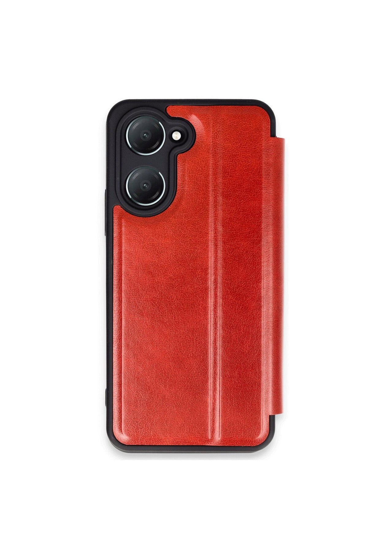 Vivo Y18 Uyumlu Kılıf Flip Cover - Kırmızı