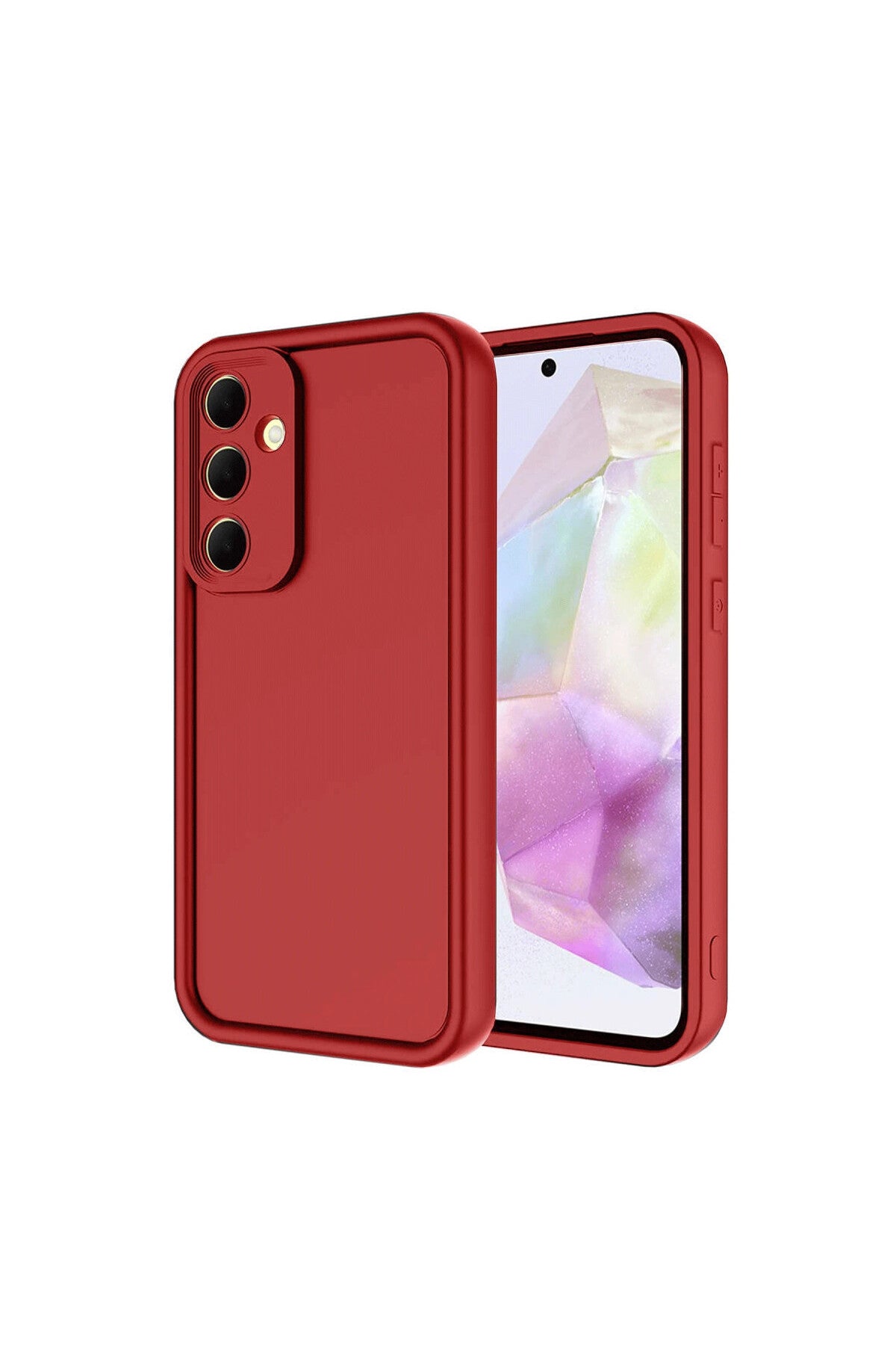Samsung Galaxy A17 5G Uyumlu Viera Silikon - Kırmızı