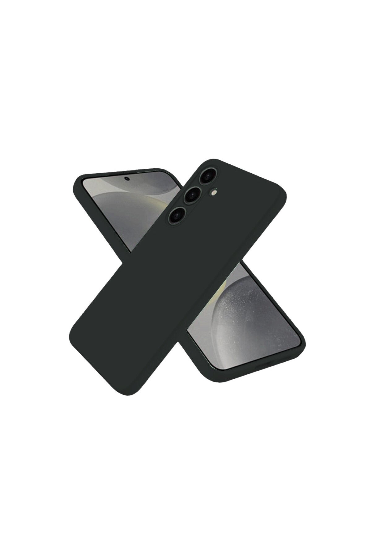 Samsung Galaxy S25 Uyumlu Kılıf Nano içi Kadife Silikon - Siyah