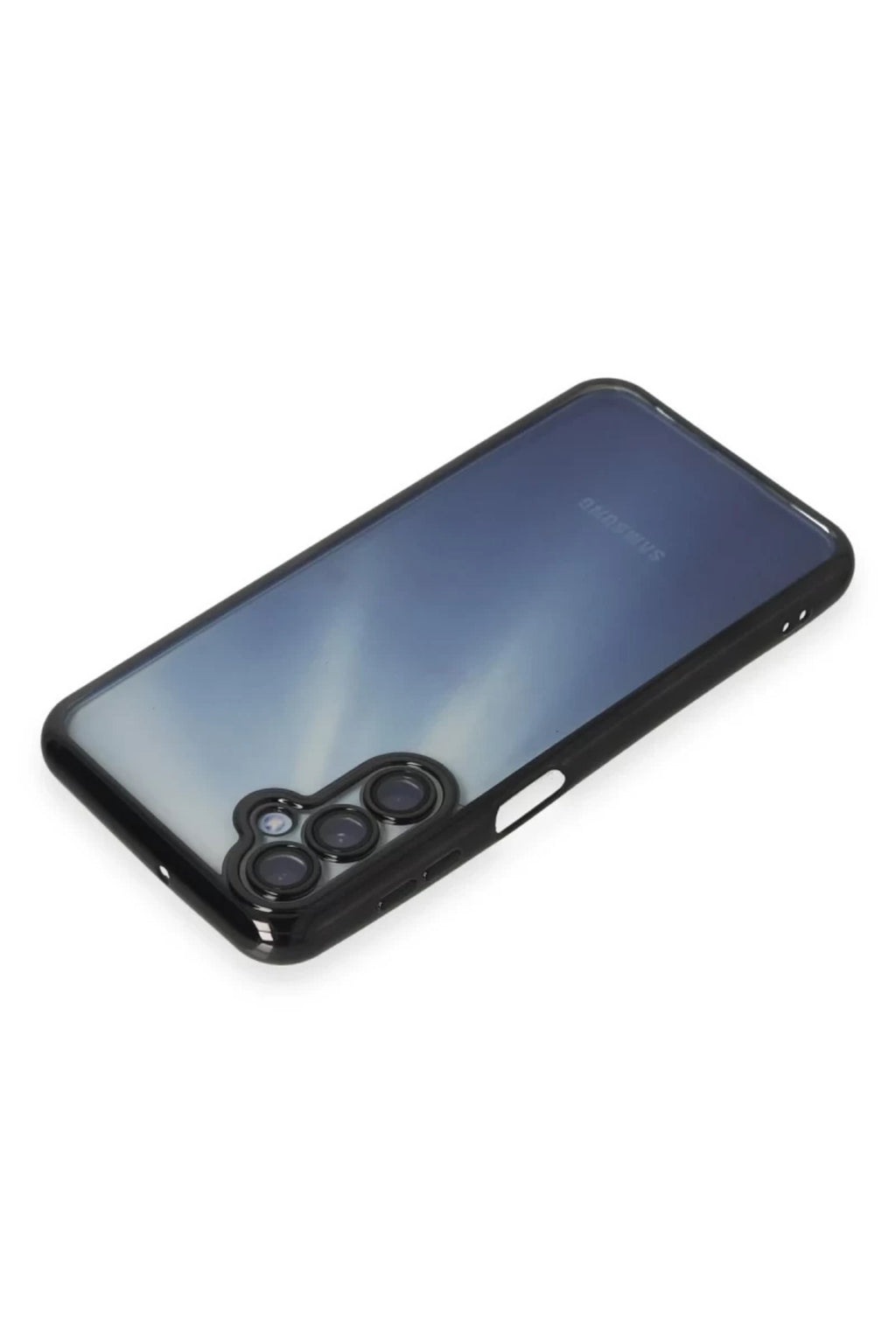 Samsung Galaxy A25 5G Uyumlu Kılıf Lensli Silikon - Siyah